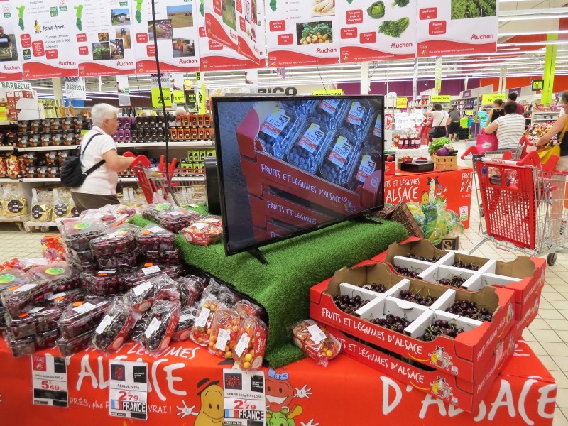 Auchan Illkirch-Filière fruits et légumes