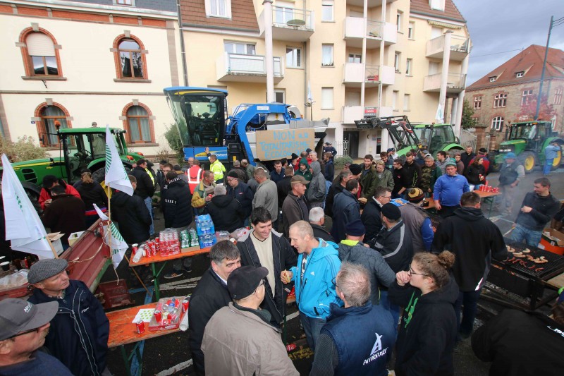 Manif FDSEA Sélestat